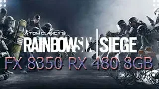 Rainbow Sx Siege | RX  480 8GB | FX 8350 | 1080p60fps