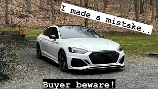 5 THINGS I HATE ABOUT OWNING MY 2023 AUDI RS5 SPORTBACK