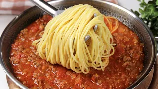 They are so delicious that I cook them every day. You've never eaten spaghetti so delicious!