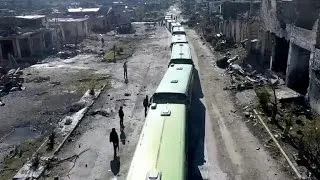 Aleppo evacuations halted after attack
