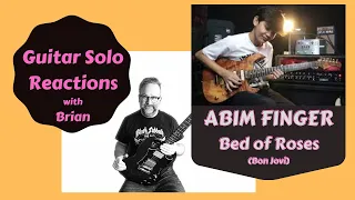 GUITAR SOLO REACTIONS ~ ABIM FINGER ~  Bed of Roses