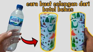 Cara membuat celengan dari botol bekas || Ide kreatif botol bekas