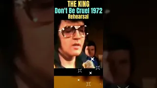 👑💋ELVIS👑💋"DON'T BE CRUEL" 1972 REHEARSAL - COLOR ENHANCED