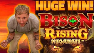 🔥CASINODADDY'S HUGE WIN ON BISON RISING MEGAWAYS (Blueprint Gaming) SLOT 🔥