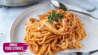 Original italienische Spaghetti mit Tomatensauce - einfach lecker schnell