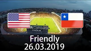 USA vs Chile - International Friendly - PES 2019