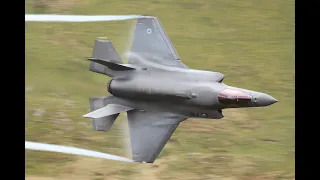 MACH LOOP - RAF F35's low and fast through CAD West