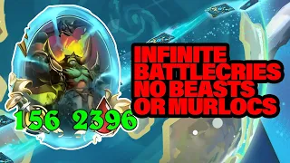 2396 HP Battlemaster Without Rylak or Murk Eye Stomps a Lobby | Dogdog Hearthstone Battlegrounds