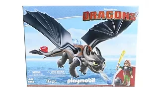 Playmobil Dreamworks Dragons Toothless and Hiccup Set Unboxing Toy Review