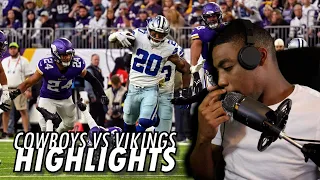 Cowboys vs Vikings | Week 11 2022 Game Highlights Reaction