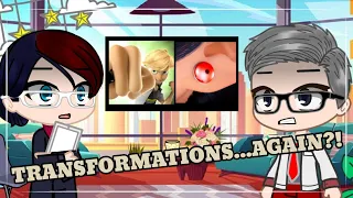 MIRACULOUS LADYBUG REACTS TO: S3 Gabriel Agreste takes a look at TRANSFORMATIONS!??? || [Gacha Club]