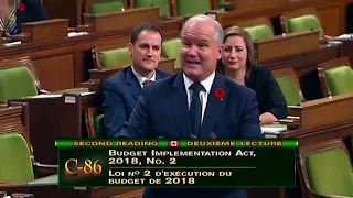 Bill C-86: Budget Implementation Act (November 1, 2018)