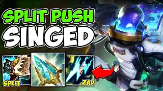 I DISCOVERED A SPLIT PUSH SINGED BUILD AND IT'S GAME BREAKING!