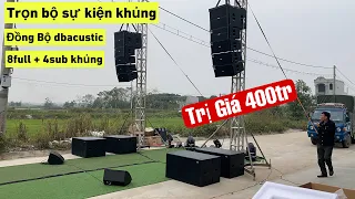 Trải nghiệm và nghe thử dàn âm thanh sự kiện trị giá hơn 400tr đồng bộ Dbacoustic . Chất quá hay.