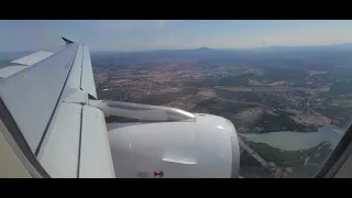 Air France A318 approach, landing Marseille Provence