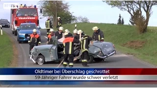 02.05.2015 (KU) Oldtimer kommt bei Presseck von Fahrbahn ab: Fahrer schwer verletzt