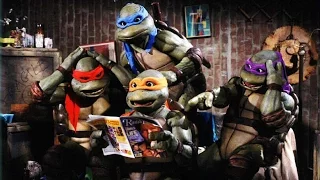 Обзор Teenage Mutant Ninja Turtles Move 1990 Playmates Toys Michelangelo  Review