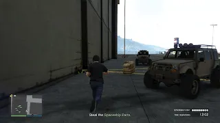 GTA V Online Halloween fort Zancudo ufo