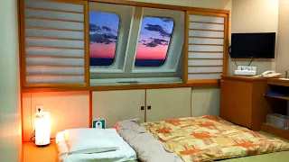 Overnight Ferry Travel in Special Japanese-style room | Sendai→Nagoya🥰SoloTravel Vlog