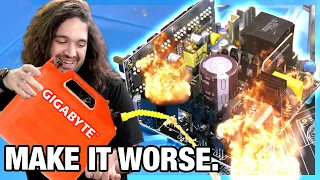 Gigabyte Twists Truth About Exploding Power Supplies in Dangerous Way