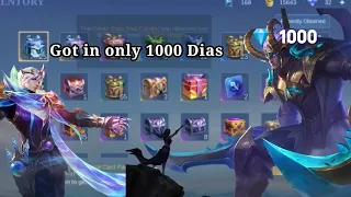 Opening 1 month chest and free skins /mobile legends