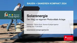 Solarenergie - Der Weg zur eigenen Photovoltaik-Anlage