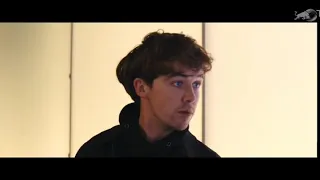 Alex Lawther dancing