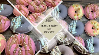 DIY Recipe Autumn inspired BATH BOMBS & Frosting Drizzle + How I Wrap & Label | Ellen Ruth Soap