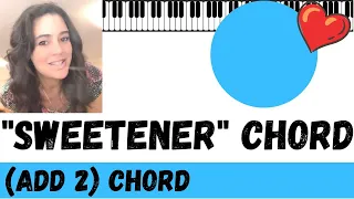 PIANO CHORDS - C (ADD2)  CHORD - THE "SWEETENER" CHORD IN MUSIC - EASY PIANO TUTORIAL