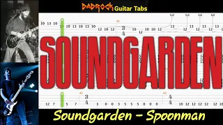 Spoonman - Soundgarden - Guitar + Bass TABS Lesson