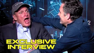 Exclusive Mark Ruffalo & Woody Harrelson Interview for NOW YOU SEE ME 2 (2016) JoBlo.com