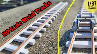 How to make Train tracks | Model train tracks | Ho scale train model | 16.5 mm Gauge