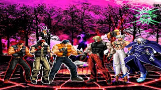 KOF Mugen - Nuclear Ralph Team vs Element Bosses Team