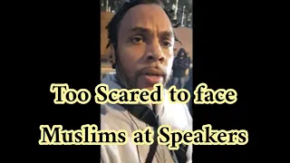 David Lynn Chick*ens Out Of Debate With Hashim! Speakers Corner