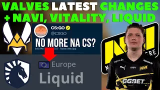 Valve's Latest Updates & NAVI, Vitality, & Liquid Roster Changes | CS2