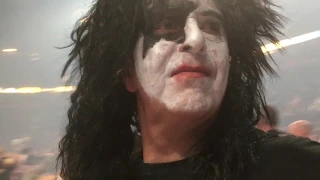 Aftermath of Kiss at Manchester Arena 12th July 2019