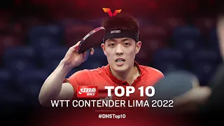 Top 10 Table Tennis Points from WTT Contender Lima 2022 presented by DHS