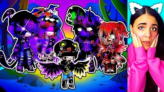 The Afton Family Fully Insane for 24 Hours! 👪💜 FNAF Gacha Club Mini Movie Reaction