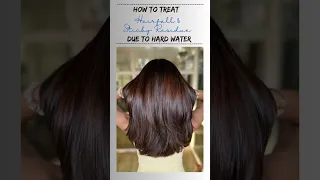 HAIR FALL AND STICKY RESIDUE DOE TO HARD WATER?? TRY THIS!! #shorts #viral #tip #haircare #hairfall