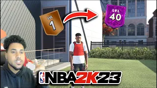 Quickest Method To Rep Up FAST and Reach Level 40 in NBA 2K23!