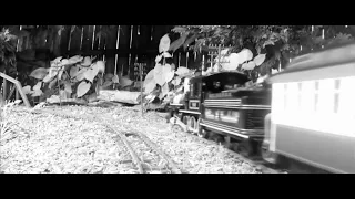 Runaway steam passenger locomotive crash