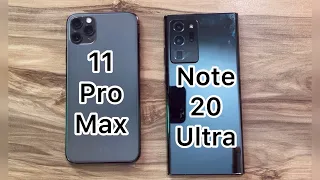 iPhone 11 Pro Max vs Samsung Galaxy Note 20 Ultra