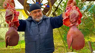 Best Mutton Liver Set Recipe 🐏 How To Cook❓ Cooking Life of a Turkish Village