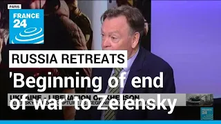 Zelensky hails recapture of Kherson as 'beginning of end of war' • FRANCE 24 English