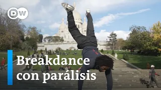 Estrella del breakdance pese a una parálisis