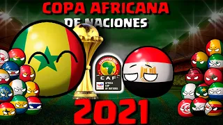 ASÍ fue la COPA AFRICANA DE NACIONES  CAMERÚN 2021| countryballs