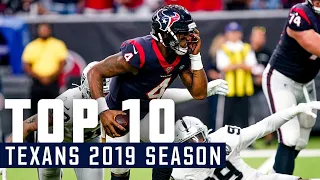 Top 10: The BEST of the BEST from the 2019 Houston Texans