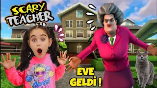 GERÇEK HAYATTA SCARY TEACHER EVİMİZE GELDİ !! ELİFİ ALDI!! بابا جاب لي بالون - جنى مقداد | طيور بيبي