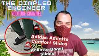 Adidas Comfort Slides On Feet Review Versus Adidas Adilette Boost Slides: Which is More Comfortable?