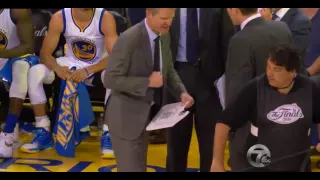 Coach Steve Kerr SNAPS HIS CLIPBOARD in PIECES ! | WARRIORS vs CAVALIERS | GAME 1 | 2016 NBA FINALS